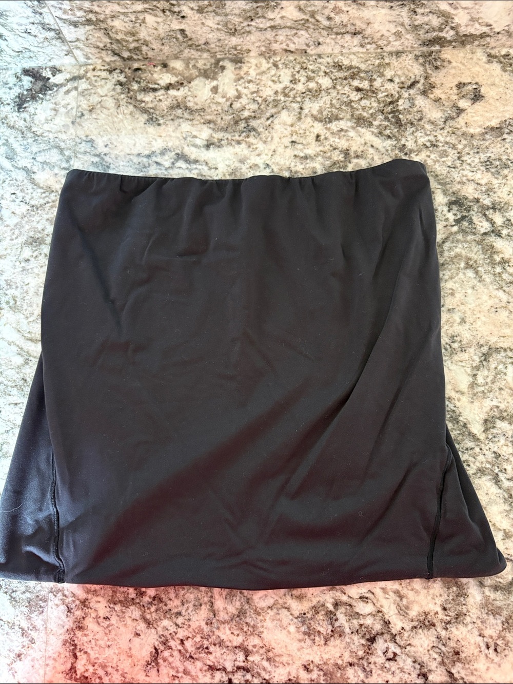 lululemon athletica Black Stretch Tube Mini Skirt